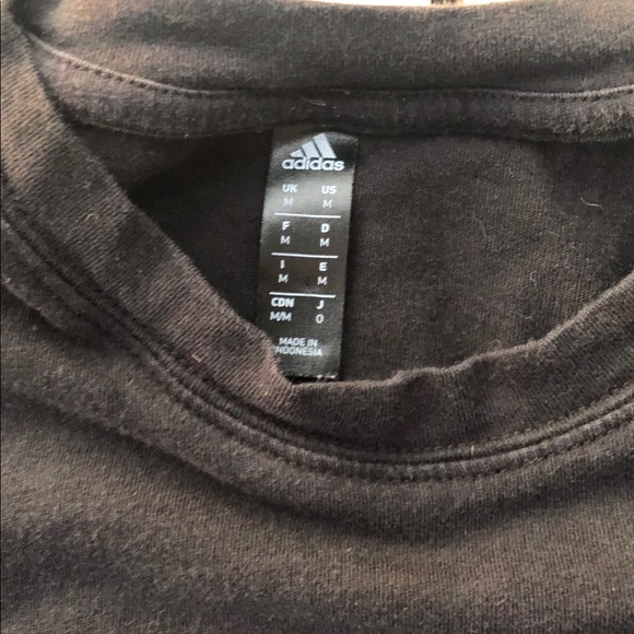 Adidas Black Graphic Short Sleeve Tee Men’s Medium - Picture 5 of 6